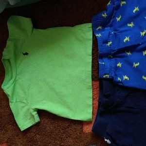 Ralph Lauren Polo tee and shorts  bundle